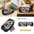 thumbnail image 5 of Pzuqiu Cool Shark Back Pack for School Boys 5 pcs Backpacks for Teens Boys Backpack with Lunch Bag Pencil Case Water Bottle Holder Bag Shoulder Strap Rucksack, 5 of 7
