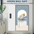thumbnail image 3 of 53.15" Tall Wall Safe Between the Studs 16" Centers, Hidden Wall Safes With Removable shelfs and Adjustable Gun Rack, Biometric Wall Gun Safe for Home Rifle, Cash, Jewelry, Documents - White, 3 of 7