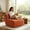 Orange, variant on Single Cloud Sofa,Fireside Beanbag Chair Upholstered Floor Sofa Couch,Corduroy Boneless Couch for Small Spaces,Memory Foam Lounge Chair for Bedroom, Living Room, Blue