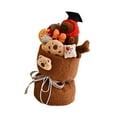 thumbnail image 4 of Ramo de flores de peluche de carpincho, adorable ramo de muñecas, decoración del hogar, carpincho de peluche Café profundo, 4 of 9
