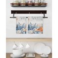 thumbnail image 3 of Blue Coastal Kitchen Dish Towels for Drying Dishes Set of 3, Summer Beach Starfish Weeping Eucalyptus Vintage Waffle Weave Microfiber Hand Tea Bathroom Towels Quick Dry & Absorbent Towel 15.7x23.6, 3 of 7