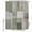 Green, variant on Sage Green Shower Curtains for Bathroom, Abstract Geometric Color Block Modern Vintage Waterproof Fabric Shower Curtain, Decorative Bathroom Curtain for Bathtub, 36"x72", No Hooks Included