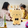 thumbnail image 5 of Mignon Grand Visage Chat Peluche Jouet Grande Poupée Poupée en Tissu pour Donner Copines Fille, 5 of 5