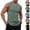 07# Green, variant on Men's V-Neck Sleeveless Tank Top Textured Knit Muscle Shirt Casual Workout Gym Tops Lightweight Breathable Summer Tee Pink M