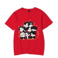 thumbnail image 3 of Camisetas con estampado de dibujos animados Kpop para mujer, moda Y2k, camiseta informal para mujer, camisetas de manga corta con cuello redondo, 3 of 5