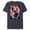 Navy Heather, variant on Marvel Studios The Marvels Captain Marvel Carol Cosmic Power - Short Sleeve Blended T-Shirt for Adults - Customized-Yellow