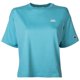 thumbnail image 1 of Camiseta de mujer Champion - CML Champion Logo, Algodón, Crop Top, Cuello redondo, Manga corta, Color sólido Turquesa S (Small), 1 of 4