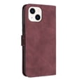 thumbnail image 2 of SaniMore Wallet Case for iPhone 14 Plus 6.7" 2022, Durable PU Leather Case Kickstand Magnetic Clasp Cash Pocket Card Holders Shockproof Anti-drop Full Body Protective Case For iPhone 14 Plus, Winered, 2 of 13