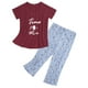thumbnail image 1 of Conjunto de pijama American Trends para mujer, ropa de dormir con estampado de copas de vino, 1 of 7