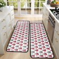 thumbnail image 4 of Kitchen Rugs Sets Of 2,Red and Gray Christmas Tree Pattern Anti Fatigue Kitchen Mat Rugs Non Slip Washable,Decorative Kitchen Floor Mats for Kitchen,Sink,Laundry,17"x47"+17"x47", 4 of 5