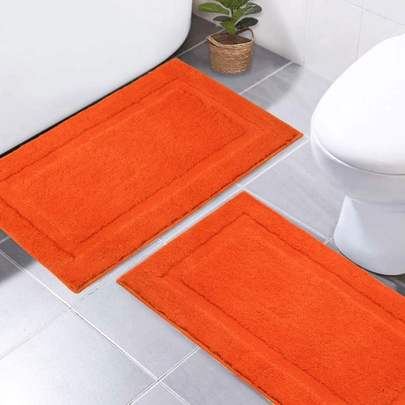 Juego de alfombras de baño SHACOS, microfibra supersuave, 50 x 80 cm, 2 unidades