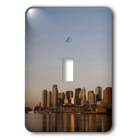 3dRose Boston skyline from East Boston, Massachusetts - US22 GPR0011 - Greg Probst, 2 Plug Outlet Cover