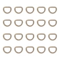 thumbnail image 3 of Shisuyan Boutons d'Artisanat Dorés 100 Pcs 0.2x0.15 Po, 3 of 8