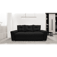 thumbnail image 2 of Sofa El Bazar Store Suecia Lino Negro 3 plazas, Modular, Moderno, Sala, 2 of 5