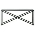 thumbnail image 3 of Henn&Hart 64" Black Console Table, 3 of 8