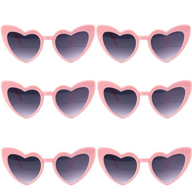 Gafas de sol con forma de corazón para mujer, gafas de sol Retro de ojo de gato, decoración de compromiso de boda, compras, viajes, accesorios de fiesta