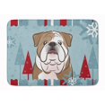 thumbnail image 1 of Winter Holiday English Bulldog Machine Washable Memory Foam Mat, 1 of 1