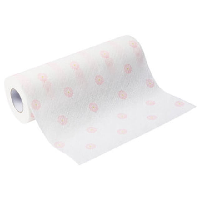 2 piezas Serie Paño estampado Paño no tejido Paño desechable húmedo y seco Paño de limpieza doméstica Almohadilla de fregado -
