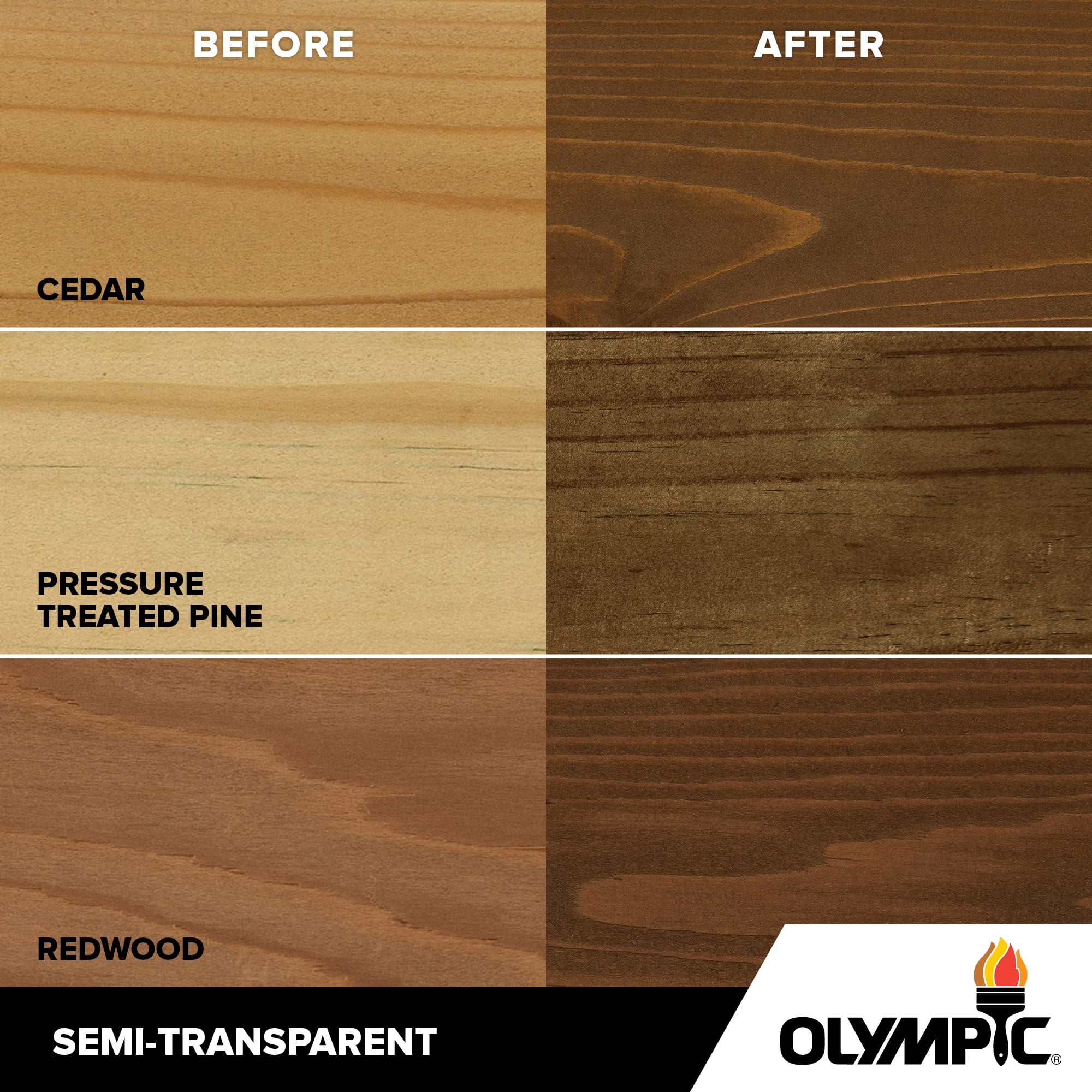 Olympic Maximum 5 Gallons ST-2002 Black Walnut Semi-Transparent Exterior Stain and Sealer in One Low VOC