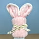 thumbnail image 5 of Toalla para conejo de 50x25cm Toalla de baño de forro polar • Diseño suave, acogedor y adorable de conejito • Envolvente de baño lavable y de secado rápido • Toalla de regalo de Pascua 1 pack, 5 of 5