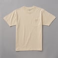 thumbnail image 3 of Dpytoraw 2025 Men's Pocket T Shirt Cloth Patch Bag Short Sleeve Round Neck T Shirt Party Solid Color Pocket T Shirt Athletic T-Shirts Men Beige XXL, 3 of 5