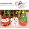 thumbnail image 4 of Toallas de mano navideñas, 1 pieza, decoraciones navideñas únicas de Feliz Año Nuevo, exquisita toalla de Papá Noel con árbol de Navidad, 4 of 5