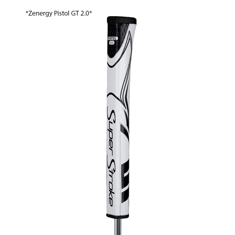 SuperStroke Golf Zenergy Pistol GT 2.0 Grips White/Black
