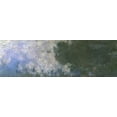 thumbnail image 2 of Monet, Claude 14x7 White Modern Wood Framed Museum Art Print Titled - Water Lilies (Nympheas) X, 2 of 4