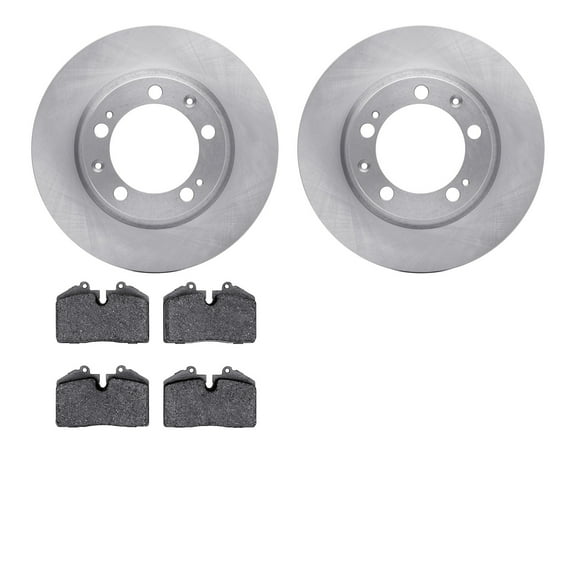 Dynamic Friction Company Front Brake Rotors with 5000 Advanced Brake Pads 6502-02092