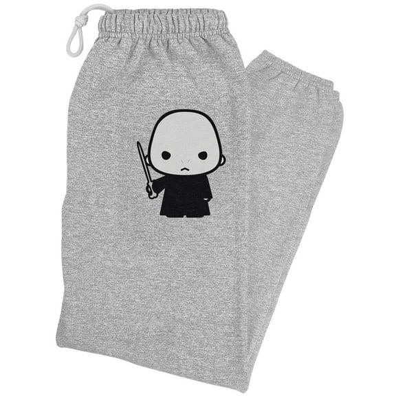 Harry Potter Voldemort Cute Chibi Character Unisex Jogger Sweatpants for Men and Women, Athletic Heather, 2X-Large
