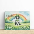 thumbnail image 3 of Happy St. Patrick’s Day Border Collie with Green Hat Shamrocks Rainbow Horizontal Matte Canvas Poster Borders Dog Lovers Gifts Idea Wall Art Home Decor - 03007, 3 of 5