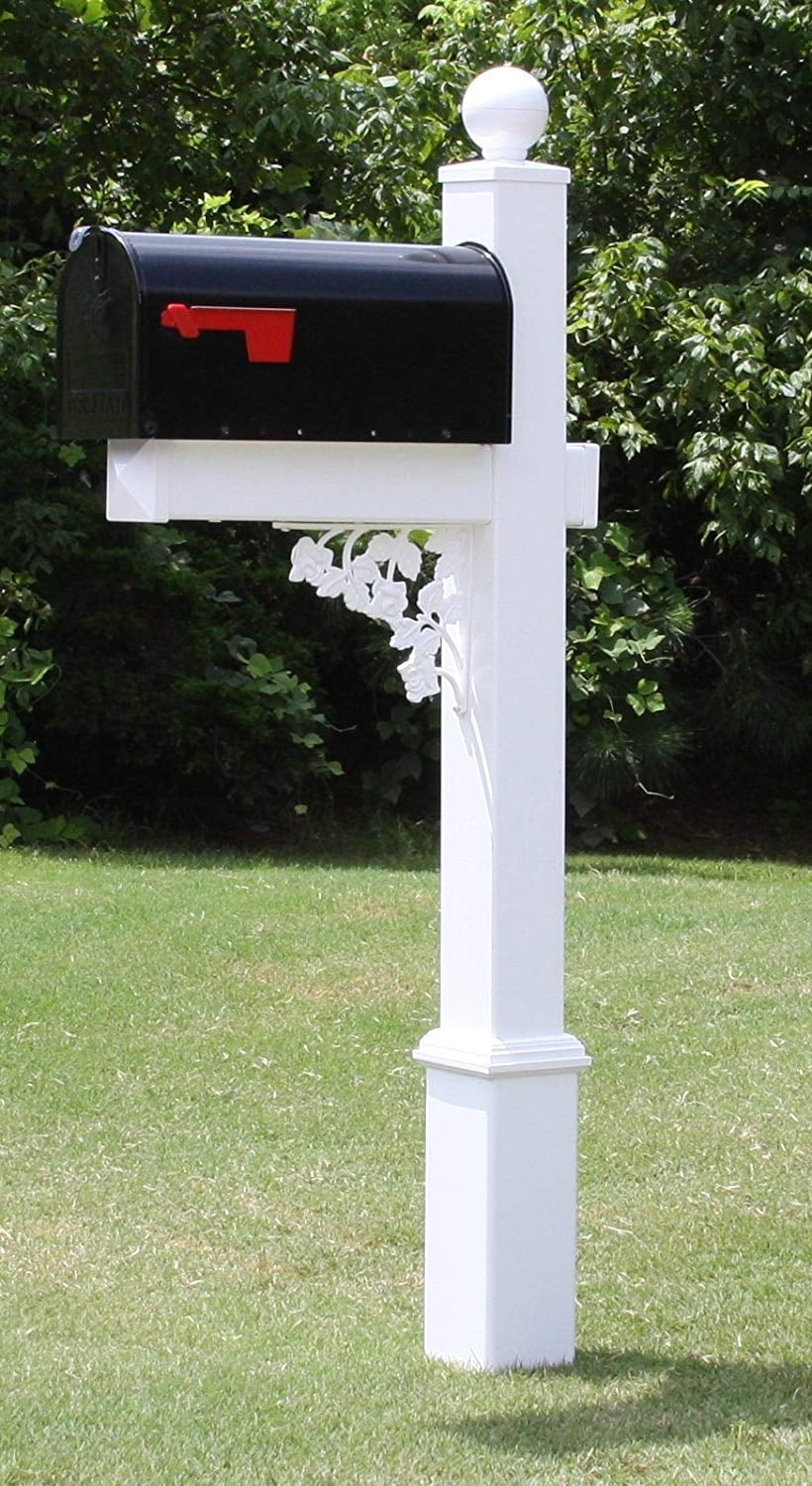 4Ever Products The Truman System White Galvanized Steel Mailbox, Rust Resistant