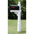 thumbnail image 3 of 4Ever Products The Truman System White Galvanized Steel Mailbox, Rust Resistant, 3 of 4