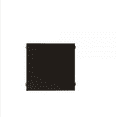 thumbnail image 3 of Black Finish Bow Leg Square End Table, 3 of 5