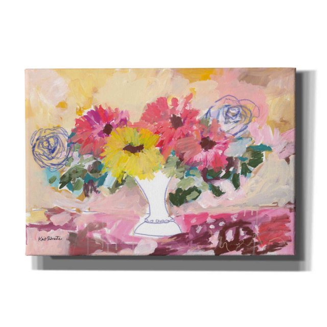 Epic Graffiti 'It's All Good' by Kait Roberts, Giclee Canvas Wall Art, 26"x18"