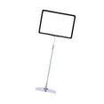 thumbnail image 4 of colaxi Adjustable Sign Holder Floor Sign Stand Holder Note Holder Reusable, Store Tag, Versatile Frame Poster Stand Price Tag Holder Black, 4 of 10