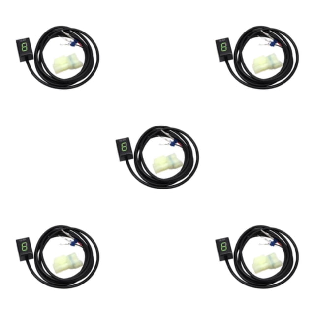 Baohd Speed Gear Motorcycle Gear Indicator Motorcycle Gear Gear Indicator Display green 5Set