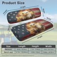 thumbnail image 7 of Aplkyhs Eagle Flag Golf Cart Seat Towel Blanket Independence Day Golf High Quality Golf Cart Seat Cover Stylish Club Car Precedent Seat Covers Keep Seats Cool, 7 of 7