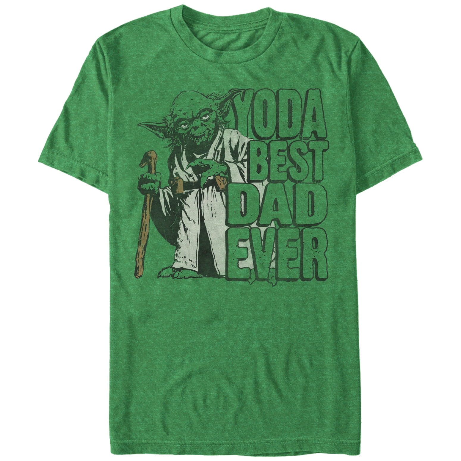 Star Wars Men's Father's Day Yoda Best T-Shirt - Walmart.com