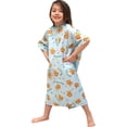thumbnail image 1 of Lot de 3 - Robe IV Pédiatrique, Tissée, 100 % Polyester, Fond Bleu Lazy Lion (4 à 6 Ans), 1 of 3