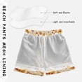 thumbnail image 5 of Pizza Pattern Swim Trunks Quick Dry Beach Pool Board Shorts Lightweight Stylish Print Sizes 2T to XL, 5 of 8
