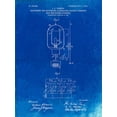 thumbnail image 2 of Borders, Cole 12x14 Gold Ornate Wood Framed with Double Matting Museum Art Print Titled - PP817-Faded Blueprint Fleming Valve Patent Poster, 2 of 4