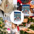 thumbnail image 4 of Adornos Navideños 2D Para El Hogar Con Gorro De Papá Noel 2025 Calendario De Adviento Para Las Fiestas Navideñas Adornos 2D Para El Árbol De Navidad Conjunto De Adornos Para El Árbol De Navidad (24, 4 of 7