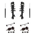thumbnail image 1 of Transit Auto Front Rear Complete Suspension Strut Shock & TOR sway Bar Link Kit (8Pc) for Car Mazda 3 Excludes MazdaSpeed Model - Left Right Side (Driver Passenger) KSS-107774, 1 of 2