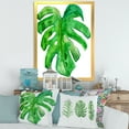thumbnail image 3 of Designart 'Close Up Of Tropical Leaf Of Monstera I' Farmhouse Framed Art Print, 3 of 4