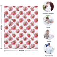 thumbnail image 4 of Pink Cow Strawberry Pattern Blanket,Comfortable Soft Flannel Throw Blanket,All Season,Warm Lightweight Blankets for Sofa Bed Couch Living Room Chair,30"x40", 4 of 4