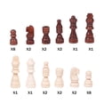 thumbnail image 3 of Colección de 32 piezas de ajedrez, figuras de madera para principiantes, perfectas para el hogar y S, 3 of 9