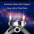 thumbnail image 2 of Silver Wide Jaw Opening Oversized Nail Clippers, 2 of 5