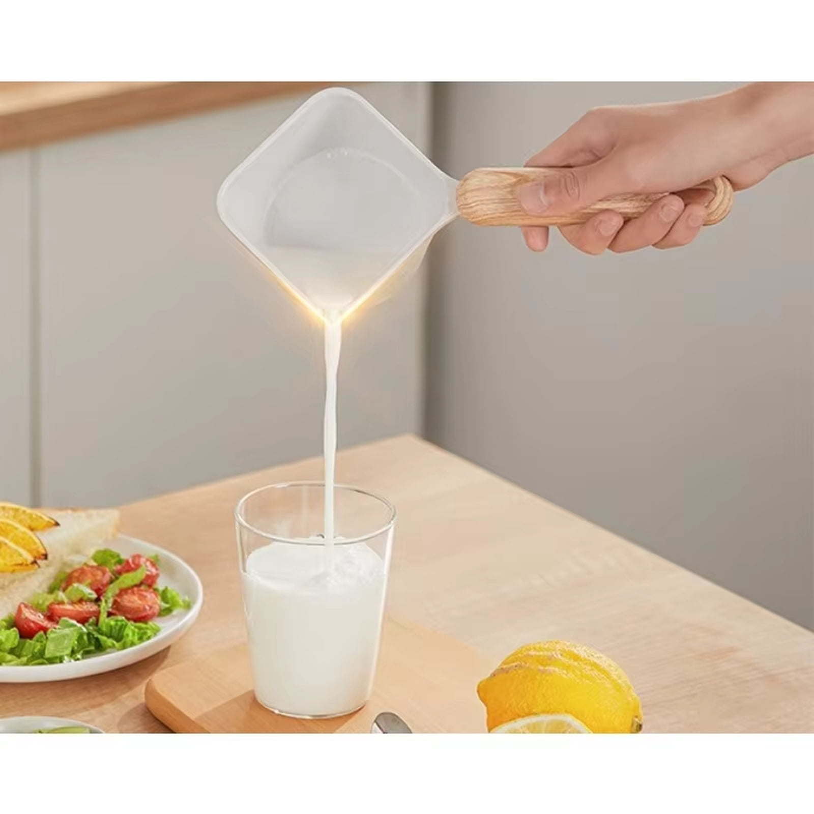 Pot and Pan Set Nonstick, Oil Pan for Oil Change, 2 in Depth, Non Stick Frying Pan, Hot Oil Holding, Kitchen Frying, Light , 1 Pc, Attached Stand