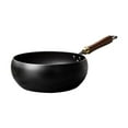 thumbnail image 1 of simhoa 9.45'' Iron Wok Induction Cooker Gas Chinese Wok for Restaurant Kitchen Home Without Lid, 1 of 8